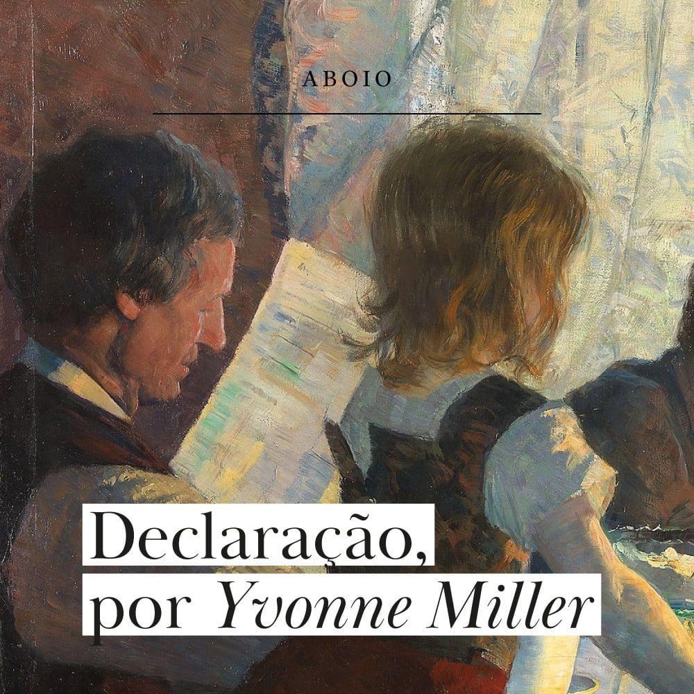 Declaração, por Yvonne Miller