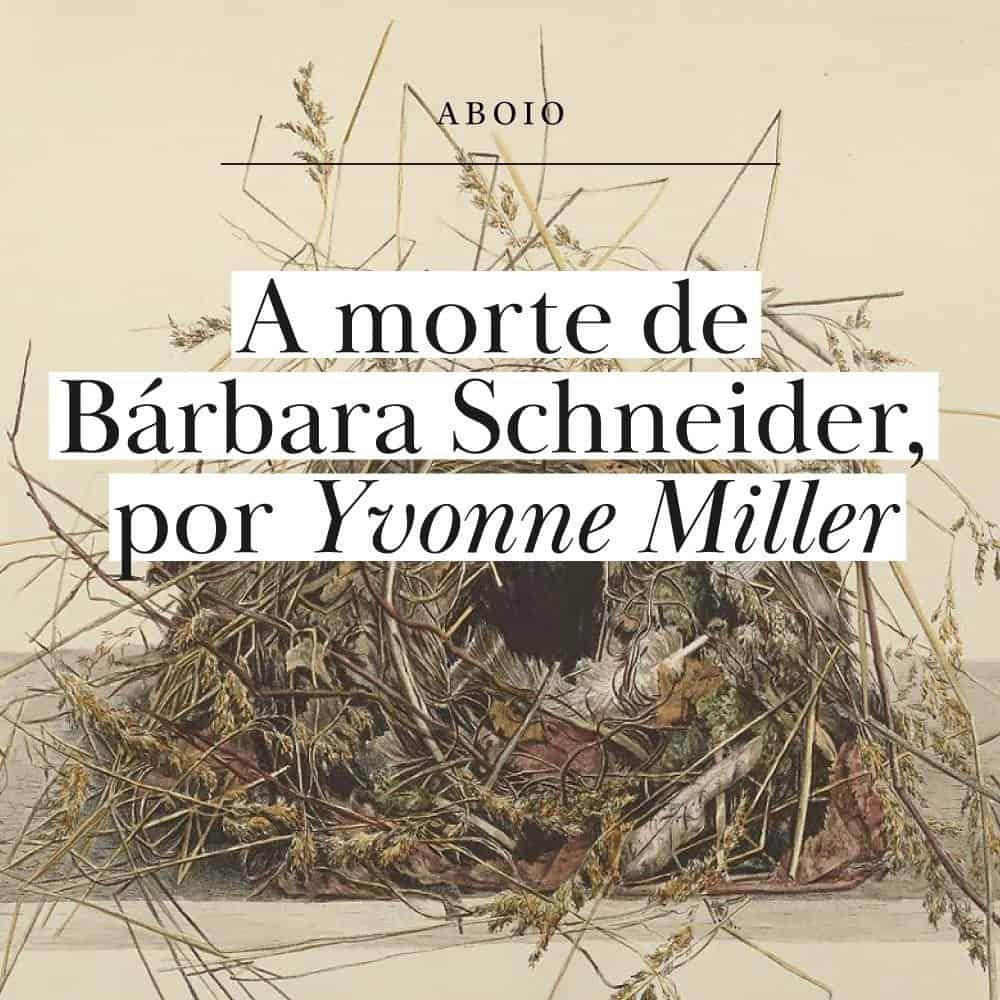A morte de Bárbara Schneider