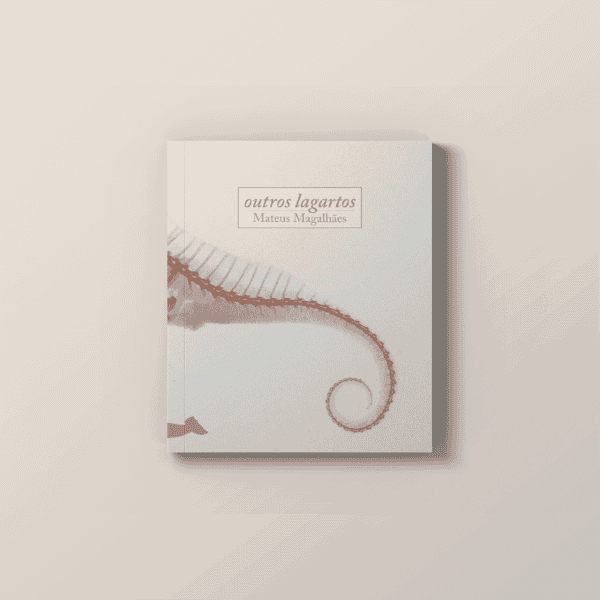 Capa de outros lagartos, livro de Mateus Magalhães. Capa por Luísa Machado