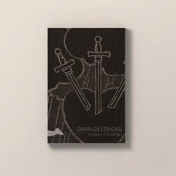 Capa de Dama de Espadas, livro de Mariana Figueiredo. Capa por Luísa Machado