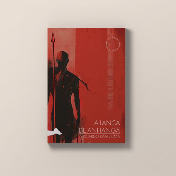 Capa do livro A Lança de Anhangá, de Ricardo Kaate Lima. Capa de Leopoldo Cavalcante.
